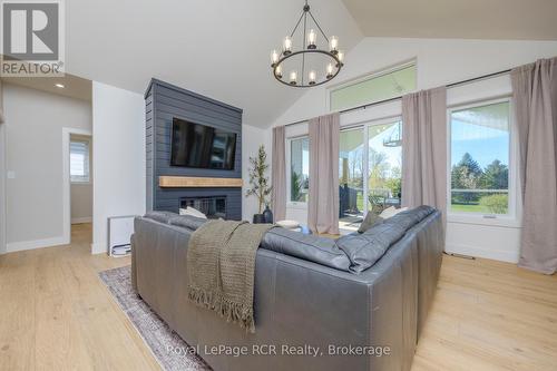 22 Nickason Drive, Arran-Elderslie, ON - Indoor Photo Showing Living Room With Fireplace