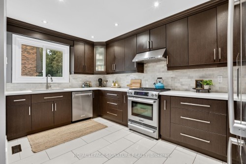 53 Poets Walk Way, Toronto, ON - Indoor Photo Showing Kitchen With Stainless Steel Kitchen With Upgraded Kitchen