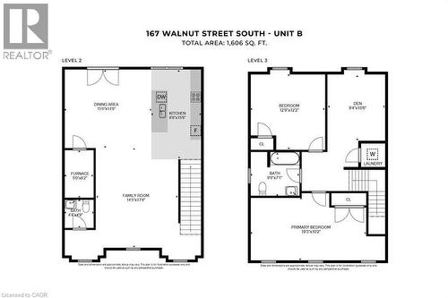 Unit B - Floor plan - 167 Walnut Street S, Hamilton, ON - Other
