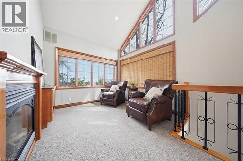 383 North Shore Boulevard W, Burlington, ON - Indoor Photo Showing Other Room With Fireplace