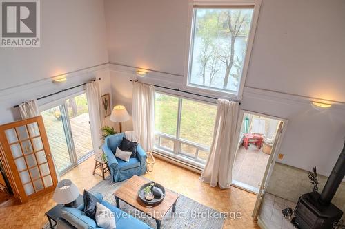 looking down from loft - 14 Swallow Road, Mcdougall, ON - Indoor