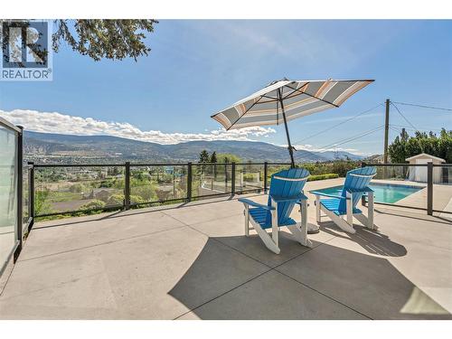 1213 Lambert Drive, Penticton, BC - Outdoor With In Ground Pool With View With Exterior