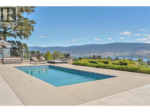 1213 Lambert Drive, Penticton, BC - Outdoor With In Ground Pool With View