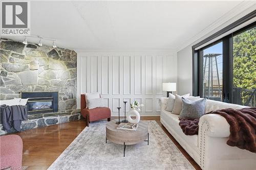 176 Albion Falls Boulevard, Hamilton, ON - Indoor Photo Showing Living Room With Fireplace