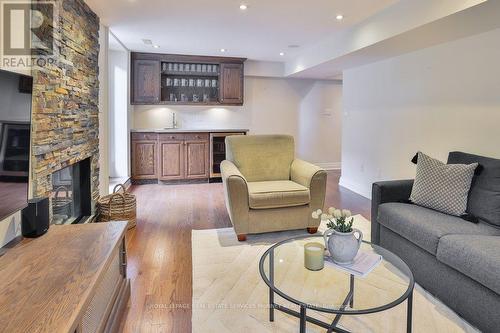 1163 Cayente Place, Mississauga, ON - Indoor Photo Showing Living Room With Fireplace