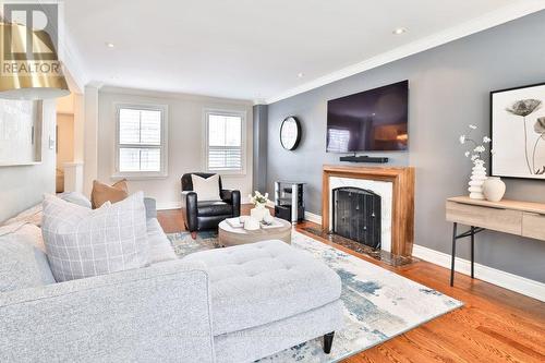 1163 Cayente Place, Mississauga, ON - Indoor Photo Showing Living Room With Fireplace