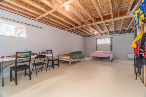 Family Room - 42 Ch. Raphaël, Nominingue, QC - Indoor Photo Showing Basement