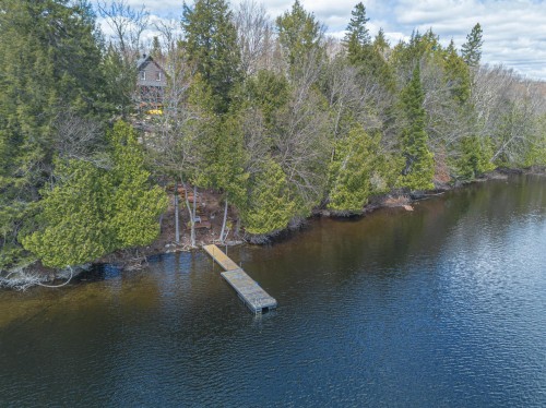 Waterfront - 42 Ch. Raphaël, Nominingue, QC - Outdoor With Body Of Water With View