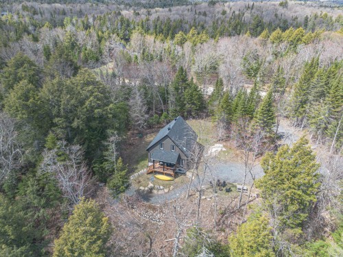 Aerial View - 42 Ch. Raphaël, Nominingue, QC - Outdoor With View