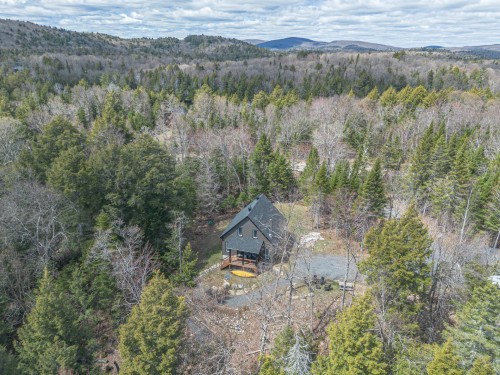 Aerial View - 42 Ch. Raphaël, Nominingue, QC - Outdoor With View