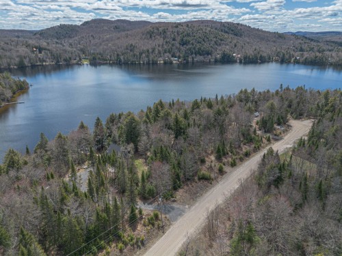 Aerial View - 42 Ch. Raphaël, Nominingue, QC - Outdoor With Body Of Water With View