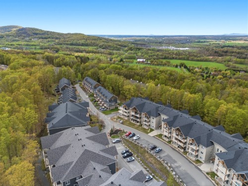 Aerial View - 303-240 Rue Du Cercle-Des-Cantons, Bromont, QC - Outdoor With View