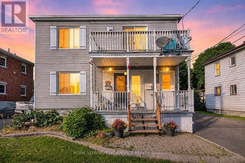 virtual dusk - 656 St Felix Street, Cornwall, ON - Outdoor With Balcony With Deck Patio Veranda
