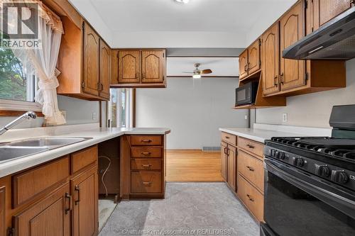 35 Peter Street, Chatham, ON - Indoor Photo Showing Kitchen With Double Sink