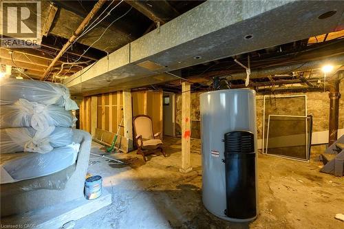 99 Leeming Street, Hamilton, ON - Indoor Photo Showing Basement