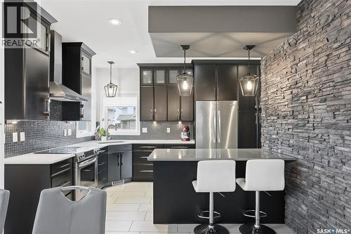 102 Teal Crescent, Saskatoon, SK - Indoor Photo Showing Kitchen With Upgraded Kitchen