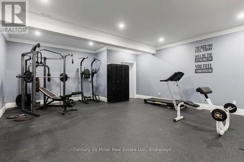 5583 Third Line, Erin, ON - Indoor Photo Showing Gym Room