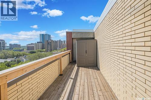 Penthouse B 537 4Th Avenue N, Saskatoon, SK - Outdoor With Deck Patio Veranda