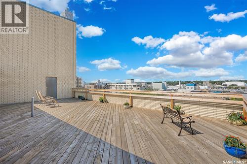 Penthouse B 537 4Th Avenue N, Saskatoon, SK - Outdoor With Deck Patio Veranda With View