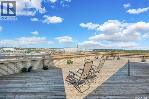 Penthouse B 537 4Th Avenue N, Saskatoon, SK - Outdoor With Deck Patio Veranda With View