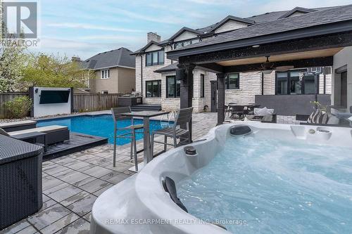 27 Elodia Court, Hamilton, ON - Outdoor With In Ground Pool With Deck Patio Veranda