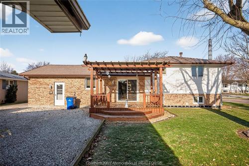 47 Park Lane, Tilbury, ON - Outdoor With Deck Patio Veranda
