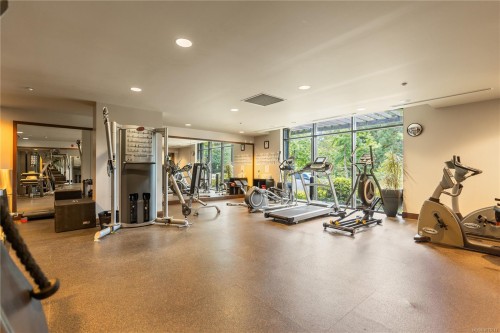 #618-1400 Lynburne Pl, Langford, BC - Indoor Photo Showing Gym Room