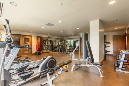 #618-1400 Lynburne Pl, Langford, BC - Indoor Photo Showing Gym Room