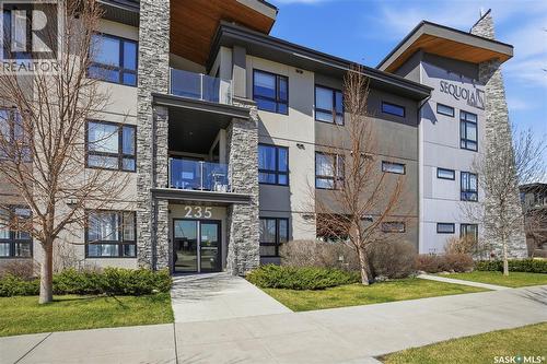 212 235 Evergreen Square, Saskatoon, SK - Outdoor With Balcony With Facade