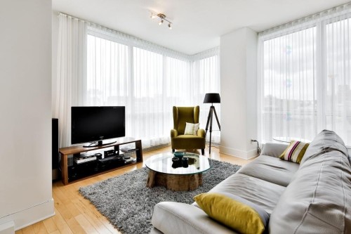 Salon - 304-370 Rue St-André, Montréal (Ville-Marie), QC - Indoor Photo Showing Living Room