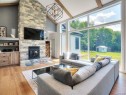 Salon - 481 Route De La Montagne-D'Argent, La Conception, QC  - Indoor Photo Showing Living Room With Fireplace 