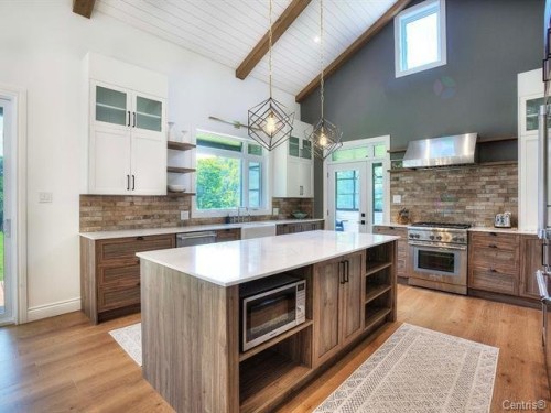 Cuisine - 481 Route De La Montagne-D'Argent, La Conception, QC - Indoor Photo Showing Kitchen With Upgraded Kitchen