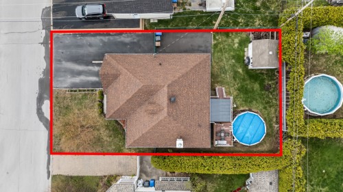 Aerial View - 692 Rue Forand, Repentigny (Le Gardeur), QC - Outdoor With Above Ground Pool