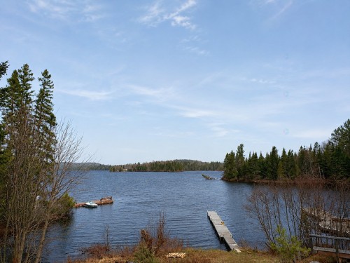 Bord de l'eau - 104 Ch. Du Lac-Ludger, Lantier, QC - Outdoor With Body Of Water With View