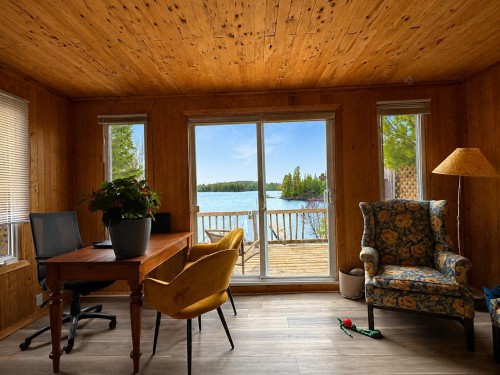 Véranda - 104 Ch. Du Lac-Ludger, Lantier, QC - Indoor With Body Of Water