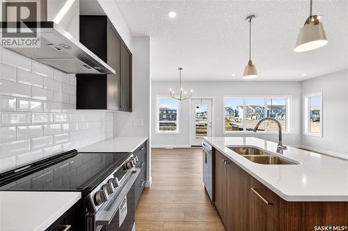 2 830 Brighton Boulevard, Saskatoon, SK - Indoor Photo Showing Kitchen With Double Sink With Upgraded Kitchen