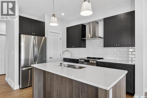 2 830 Brighton Boulevard, Saskatoon, SK - Indoor Photo Showing Kitchen With Double Sink With Upgraded Kitchen