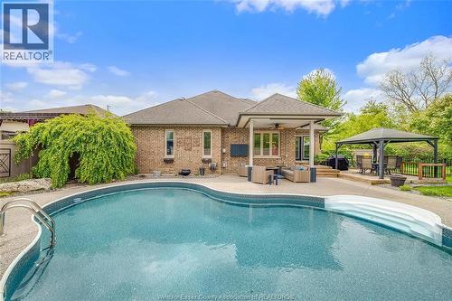 7840 Stella Crescent, Windsor, ON - Outdoor With In Ground Pool With Deck Patio Veranda With Backyard
