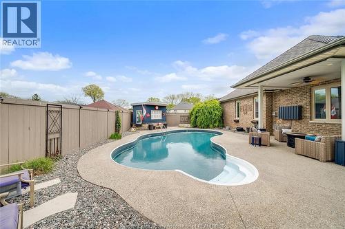 7840 Stella Crescent, Windsor, ON - Outdoor With In Ground Pool With Exterior