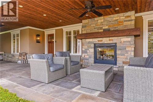 707 Eagle Drive, Burlington, ON - Outdoor With Fireplace With Deck Patio Veranda With Exterior