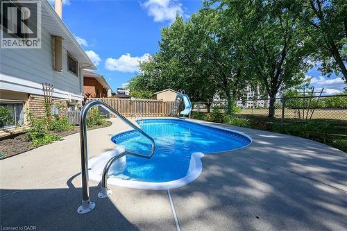 24 Oxford Street, Brantford, ON - Outdoor With In Ground Pool
