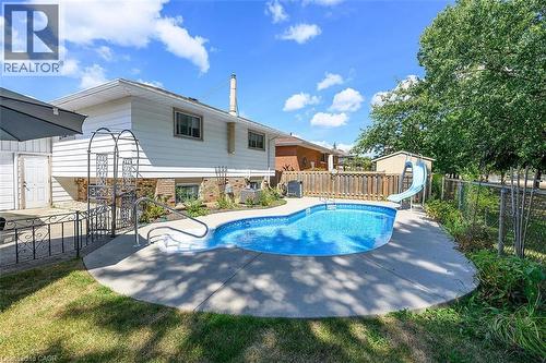 24 Oxford Street, Brantford, ON - Outdoor With In Ground Pool