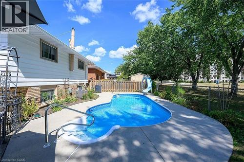 24 Oxford Street, Brantford, ON - Outdoor With In Ground Pool