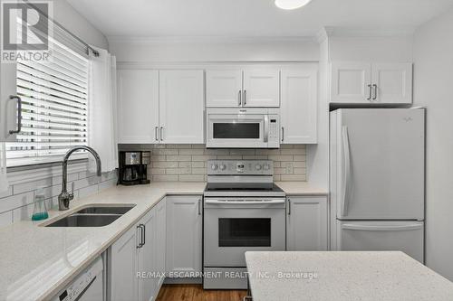 4 Camelot Drive, Hamilton, ON - Indoor Photo Showing Kitchen With Double Sink