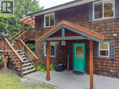10826 Mariners Way, Powell River, BC - Outdoor With Deck Patio Veranda With Exterior