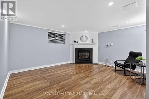Rec Room with fireplace - 196 Prince Albert Street, Ottawa, ON - Indoor With Fireplace