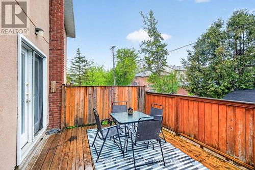Deck off kitchen - 196 Prince Albert Street, Ottawa, ON - Outdoor With Deck Patio Veranda