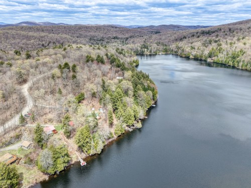 Photo aérienne - 111 Ch. Du Lac-Munich O., Montcalm, QC - Outdoor With Body Of Water With View