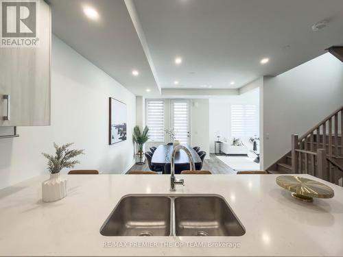 22 Pierre Berton Boulevard, Vaughan, ON - Indoor Photo Showing Kitchen With Double Sink