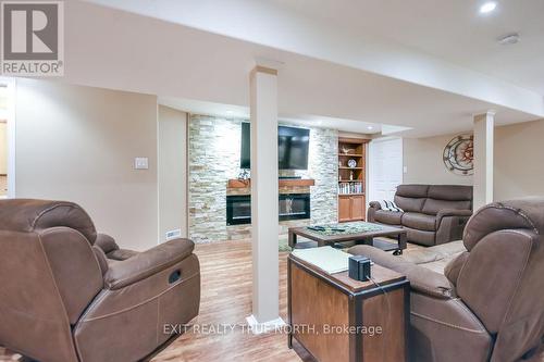 53 Etherington Crescent, Barrie, ON - Indoor Photo Showing Living Room With Fireplace